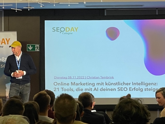 Christian Tembrink Vortrag SEODay 2022 Koeln