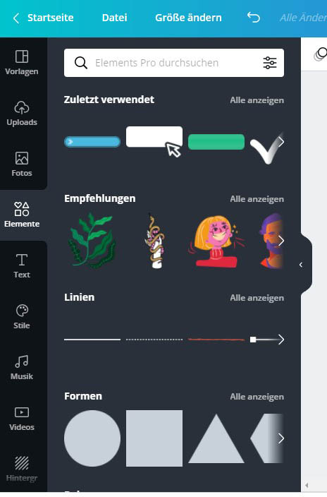 Canva Navigation