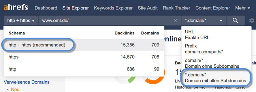 ahrefs Dashboard