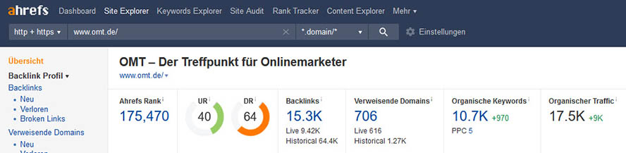 Analyse omt.de