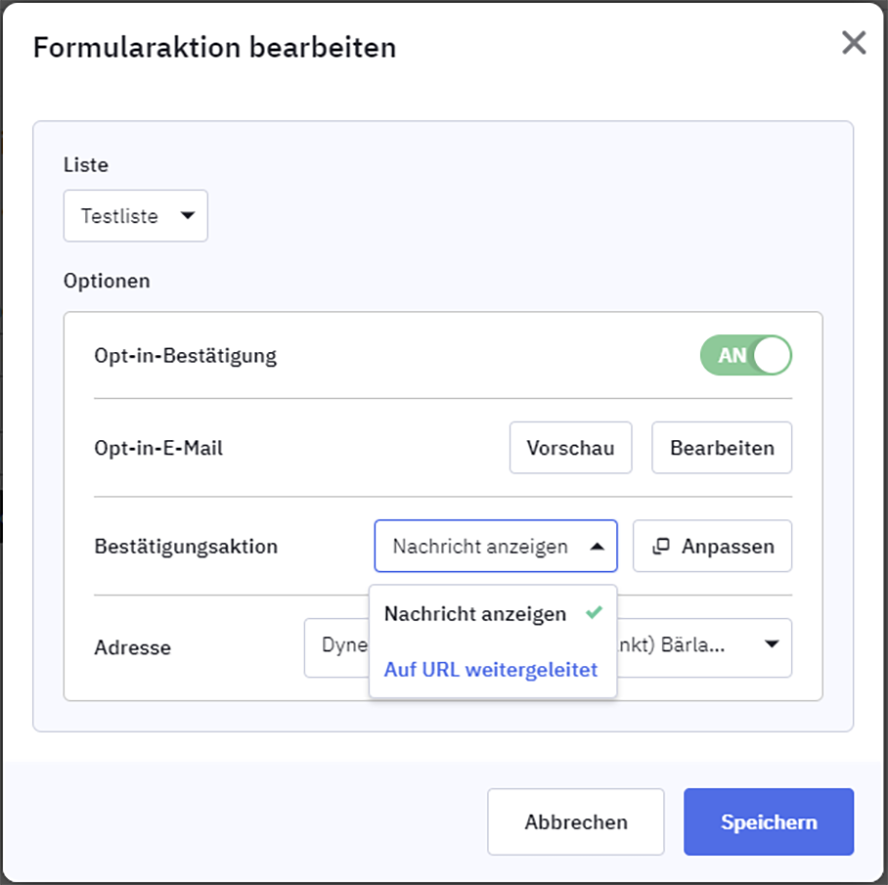 Die versteckten Active Campaign Double Opt-In Einstellungen