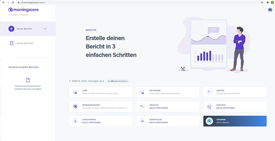 Morningscore 3.0 Reports - Berichte