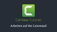 Camtasia Arbeiten auf der Leinwand