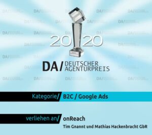 Deutscher Agenturpreis onReach