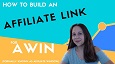 Awin Affiliate Link bekommen