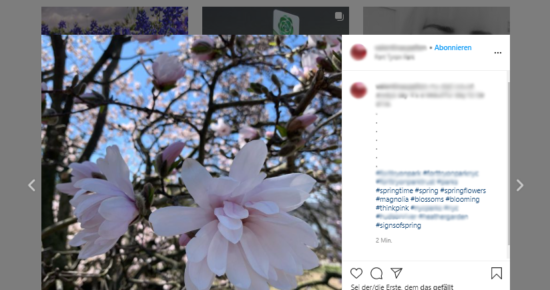 Zeitbezogene Instagram Hashtags