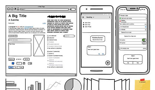 Balsamiq Mockups Steuerelemente