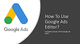 Google AdWords Editor