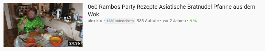 Schlechtes Thumbnail OMT