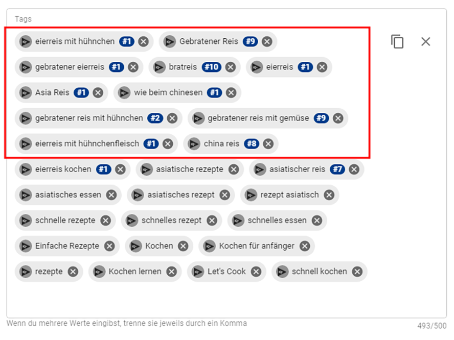 Video Keywords OMT