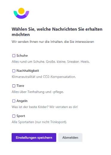 Customer.io_Einstellungen