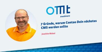 contao - Webinar - 7 Gründe, warum Contao Dein nächstes CMS werden sollte