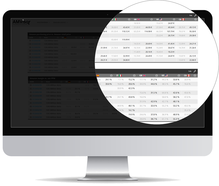 AMVisor Margin Calculator