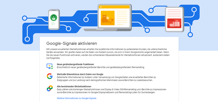 Google Ads Google Signale