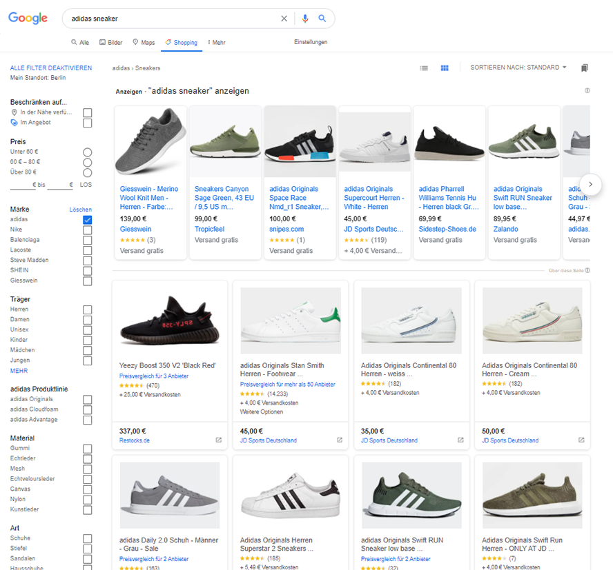 Google Ads Google Shopping