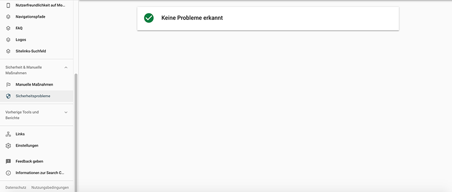 Search Console Sicherheitsprobleme 
