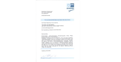 Nabenhauer Consulting Zertifikat