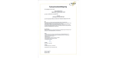 Nabenhauer Consulting Zertifikat