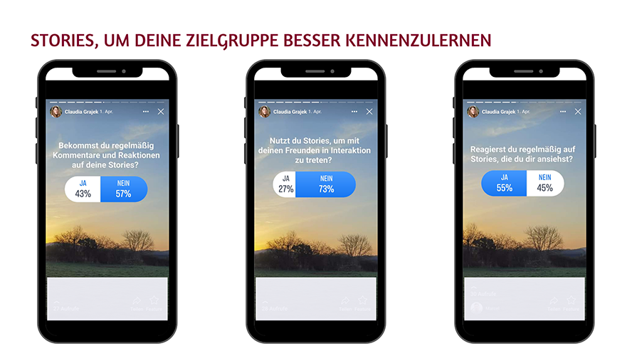 Facebook Stories Umfragen