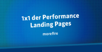 1x1 der Performance Landing Pages