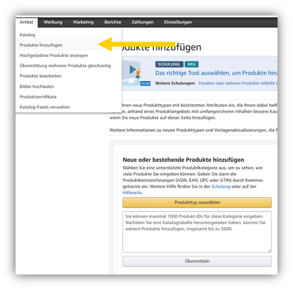 Dein ausführlicher Guide für das Amazon Vendor Central