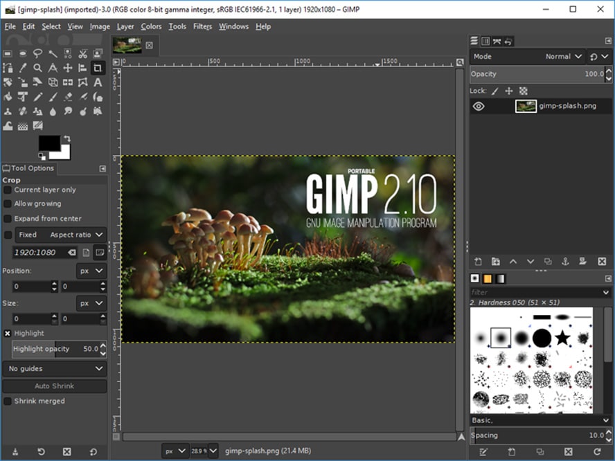 Gimp 888px