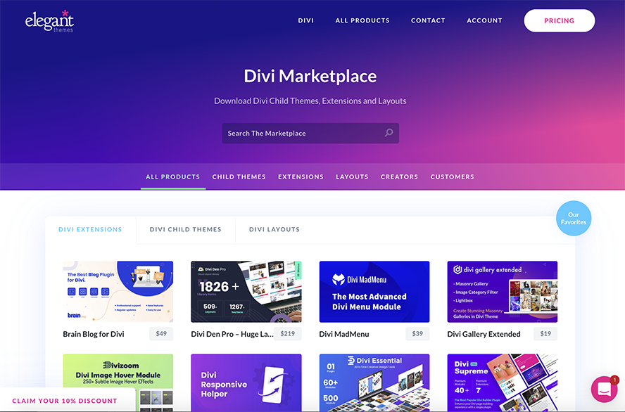 Divi-Marketplace