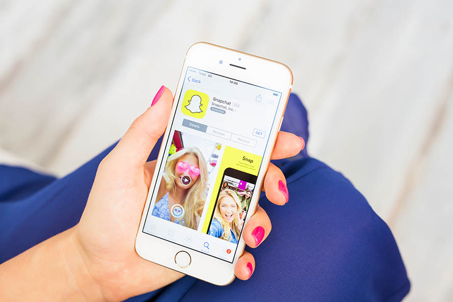 Snapchat – interaktiv und unterhaltsam