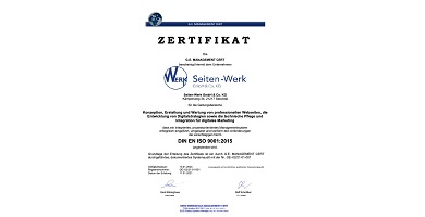 Seiten-Werk GmbH & Co. KG Zertifikat