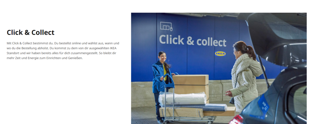 Ikea Click and Collect Omnichannel