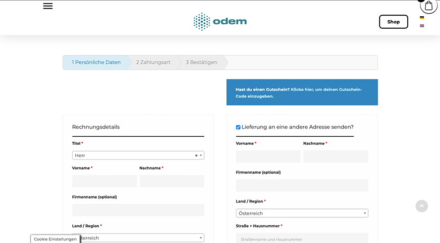 Multistep Checkout