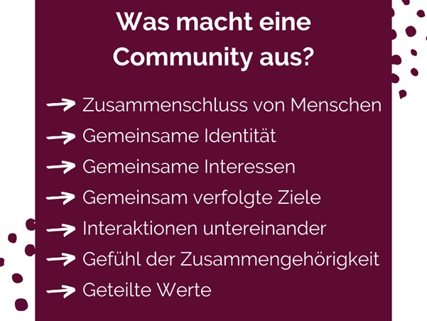 Die Eigenschaften einer Community