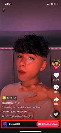 TikTok Screenshot Filter