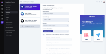 HelpSpace Widgets