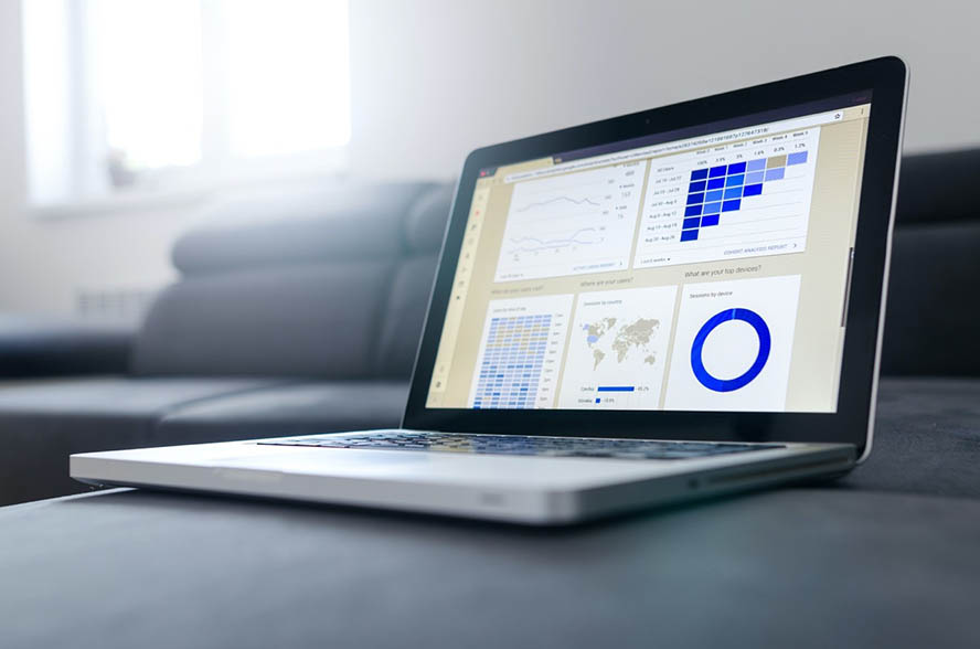 Rechner der Performance Graph zeigt