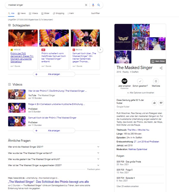 keyword-masked-singer-suchergebnis-bei-google