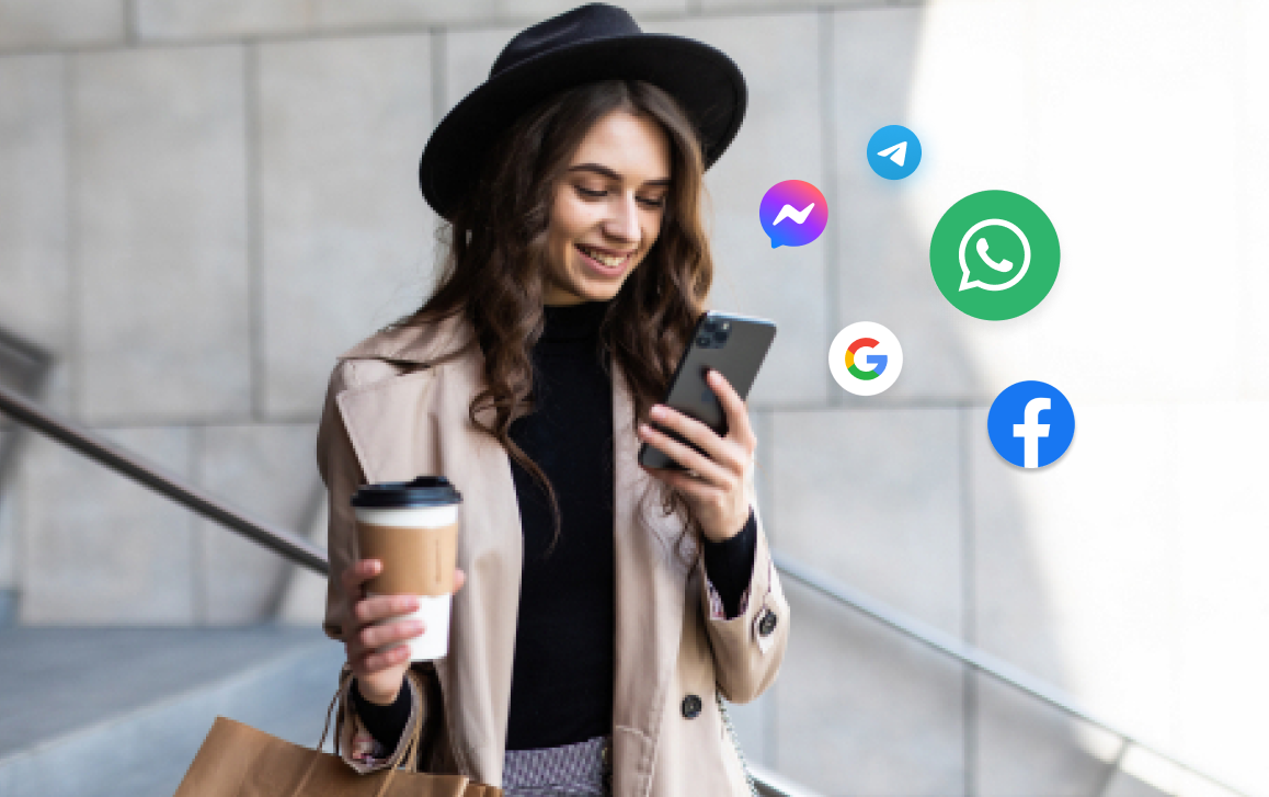 Weil Kunden fast nur noch über Messenger kommunizieren, wird Conversational Commerce immer wichtiger.