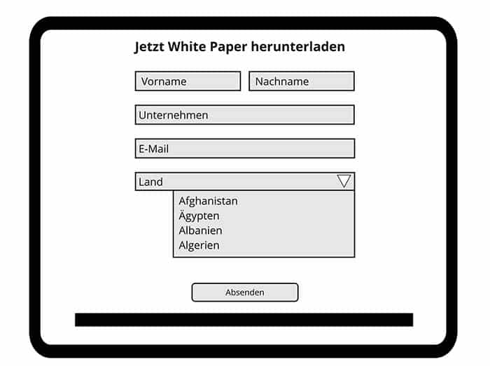 Werden Dropdown-Formulare blind durchgeklickt, kann das fatale Folgen für das Lead Routing haben.