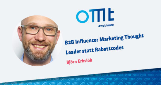 B2B Influencer Marketing: Thought Leader statt Rabattcodes