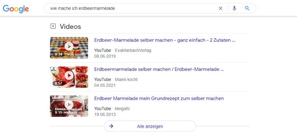 Google-Suche wie mache ich erdbeermarmelade