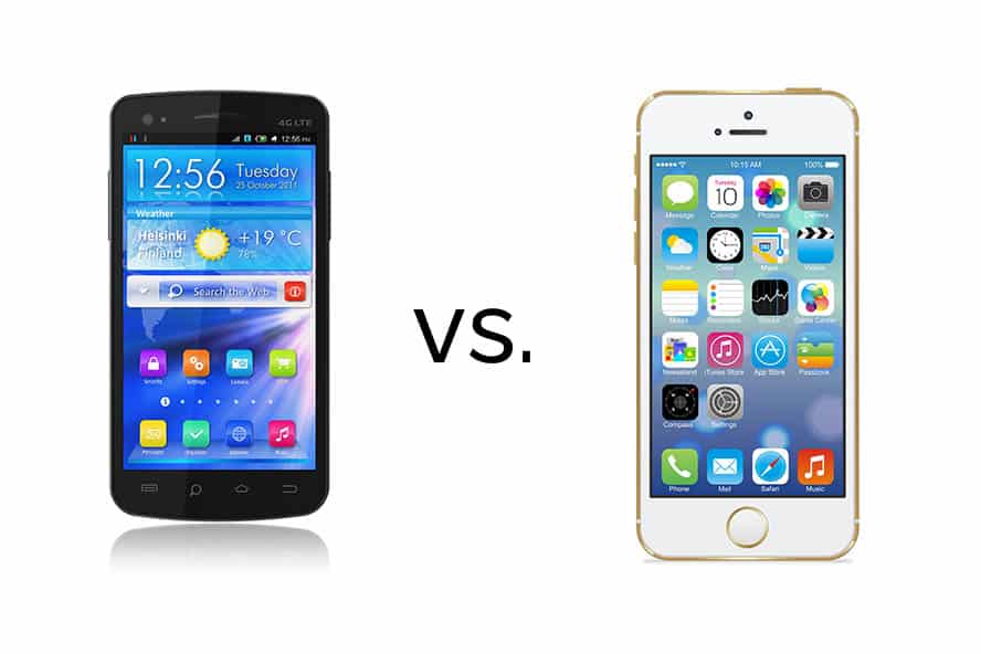 Vergleich x-beliebiges Handy vs. iPhone