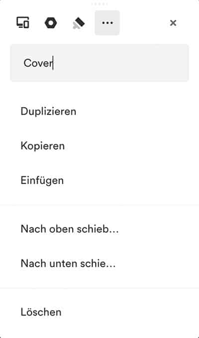 Für eine schnellere Bearbeitung der Website kannst Du diese Funktionen clever einsetzen.