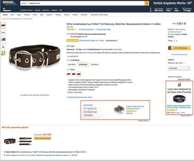 Product_Display_Ads_auf_einer_Produktseite_von_Amazon