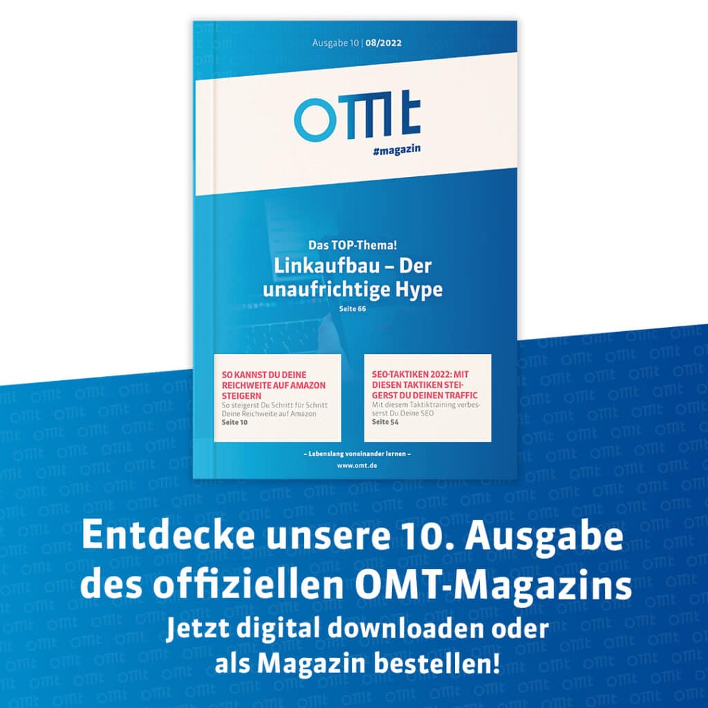 OMT-Magazin Ausgabe #10 (08/2022)