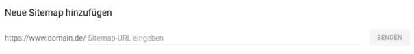 Google Search Console sitemap.xml hochladen