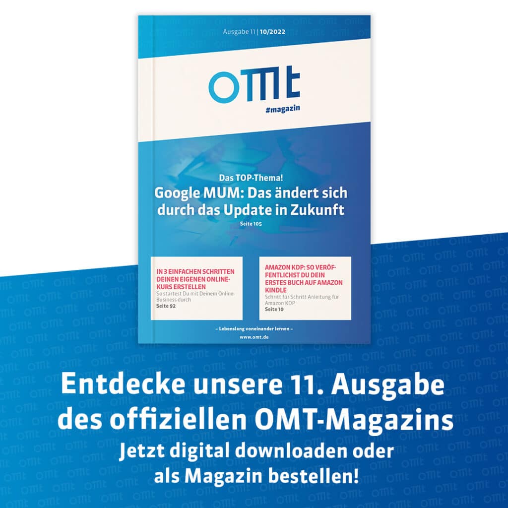 OMT-Magazin Ausgabe #11 (10/2022)