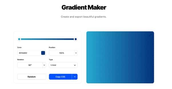 Mit Gradient Maker Hintergrund für das Design erstellen