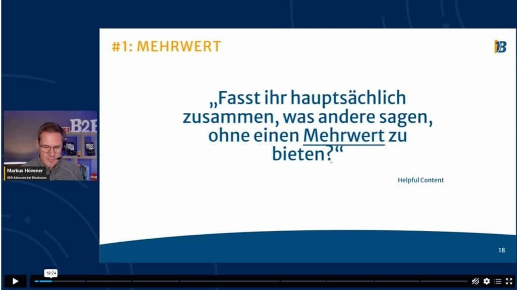 Content Qualität Vortrag Rheinwerk