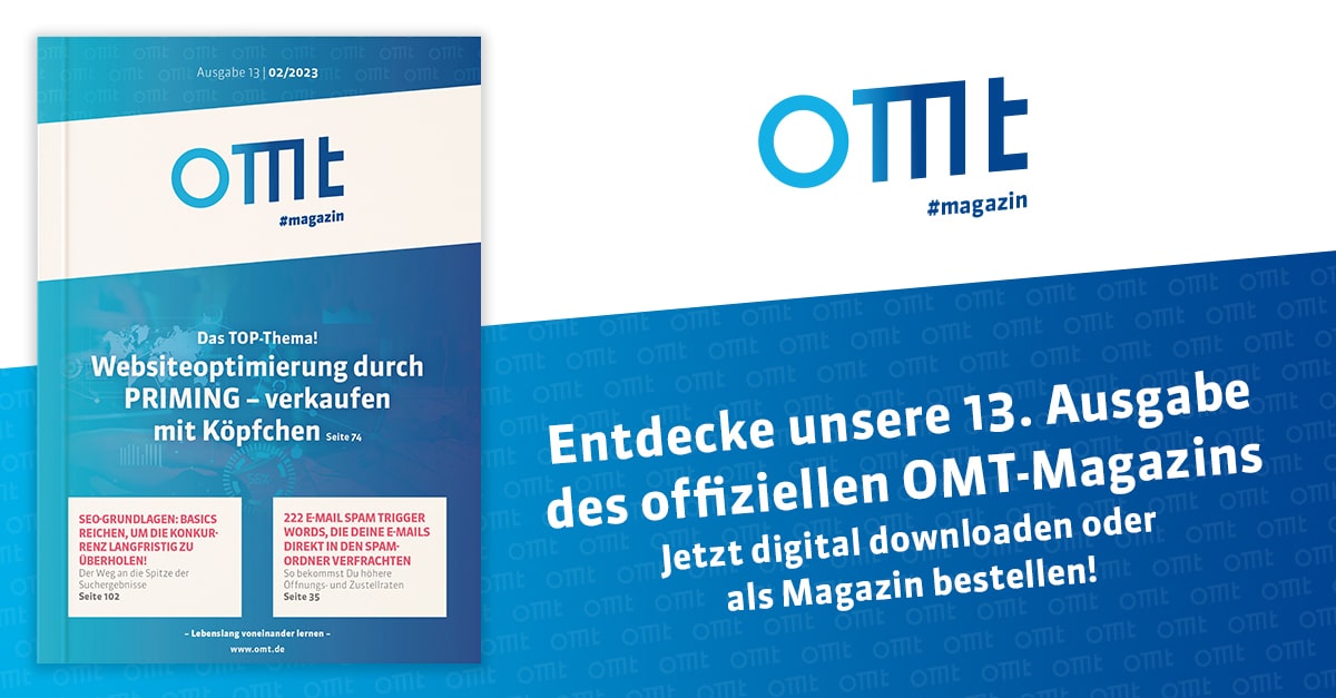 NEU: OMT-Magazin - Ausgabe #13