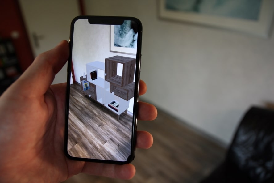 Stockfoto Beispiel Augmented Reality